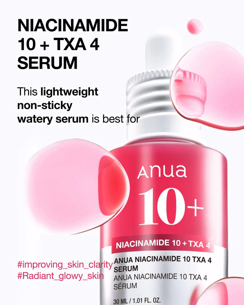 NIACINAMIDE 10% + TXA 4% DARK SPOT CORRECTING SERUM 30ml